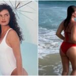 Musa dos anos 80, Luma de Oliveira posa na praia e reflete sobre envelhecer